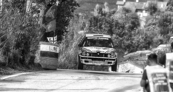 Lancia delta evo 1994 alter rennwagen rallye — Stockfoto