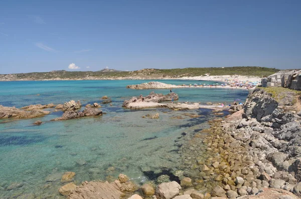 Maiore-Sardinia Gallura, a kék tenger — Stock Fotó