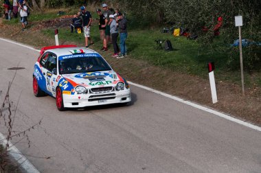 Toyota Corolla Wrc 1997 araba ralli Legend 2017 ünlü San Marino Tarihi yarış yarış eski