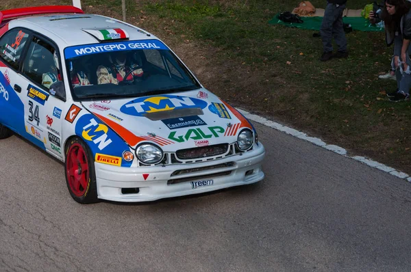 Toyota Corolla Wrc 1997 Vieille Voiture Course Rallye Légende 2017 — Photo