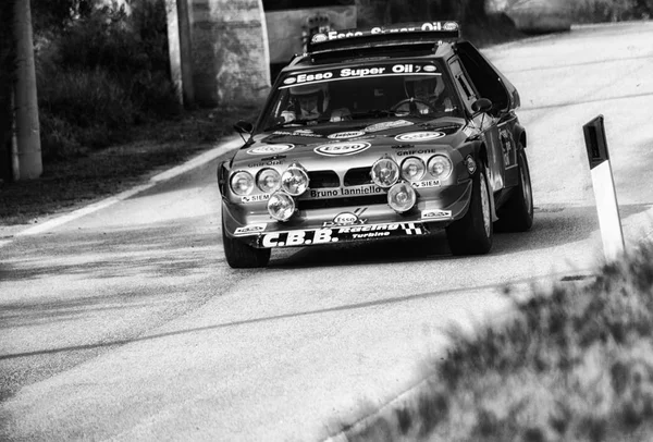 Lancia Delta 1986 Old Racing Car Rally Legend 2017 Famous — Stock Photo, Image