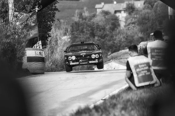 Lancia Rally 037 Velho Carro Corrida Rali Legend 2017 Famosa — Fotografia de Stock