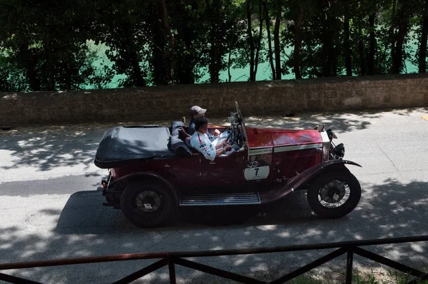 Gola Del Furlo Italia Mayo 665 1926 Viejo Coche Carreras — Foto de Stock