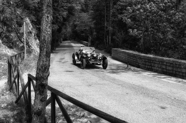 로미오 1750 스포츠 1931 Mille Miglia 2017 유명한 이탈리아 역사에 — 스톡 사진