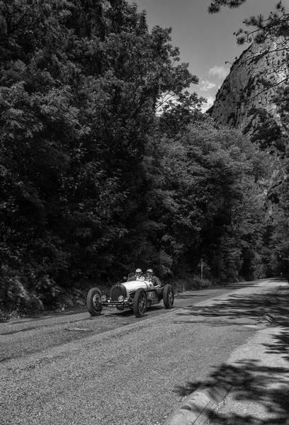 Gola Del Furlo Italy Мая Bugatti Тип 1934 Старый Гоночный — стоковое фото