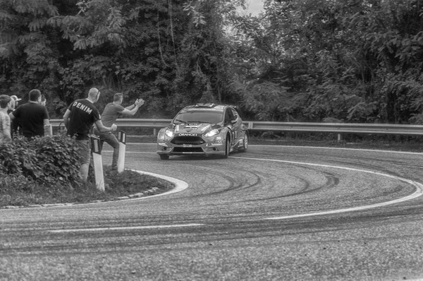 San Marino San Marino Ott Ford Fiesta Orange Old Racing — Stock Photo, Image