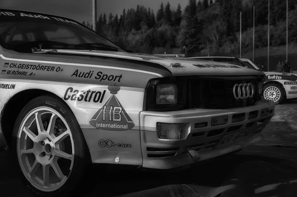 Санмарино Санмарино Октября 2017 Года Audi Quattro 1983 Старом Ралли — стоковое фото