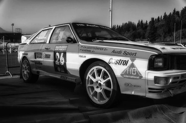 株式会社 株式会社 2017 Quattro 1983 在老跑车拉力赛传奇2017圣马力诺历史种族 — 图库照片