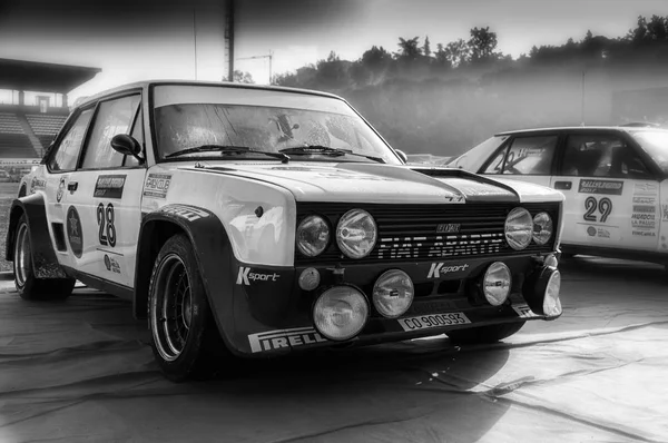 Sanmarino Sanmarino Ott 2017 Fiat 131 Abarth 1977 Vecchio Rally — Foto Stock