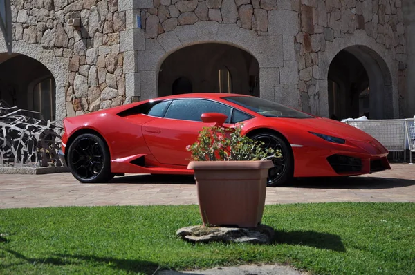 Porto Cervo Italie Juin 2017 Lamborghini Huracan — Photo