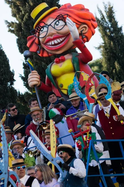 Fano Italië Febraury 2018 Het Carnaval Van Fano Erg Populair — Stockfoto