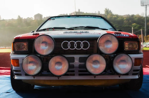 Audi Quattro 1983 Carreras Coches Antiguos Rally Carrera Histórica —  Fotos de Stock