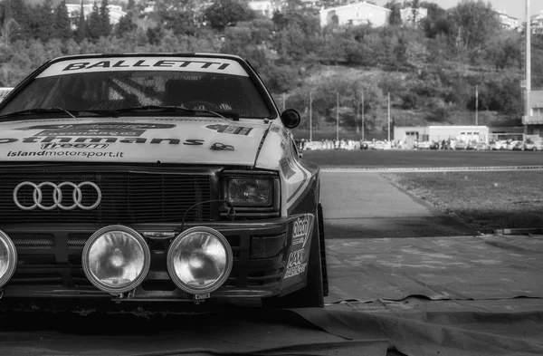 Sanmarino Sanmarino Ott 2017 Audi Quattro 1983 Antiguo Rally Coches — Foto de Stock