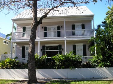 Key West, Florida ABD -: Tarihi ve popüler merkezinde şehir Key West