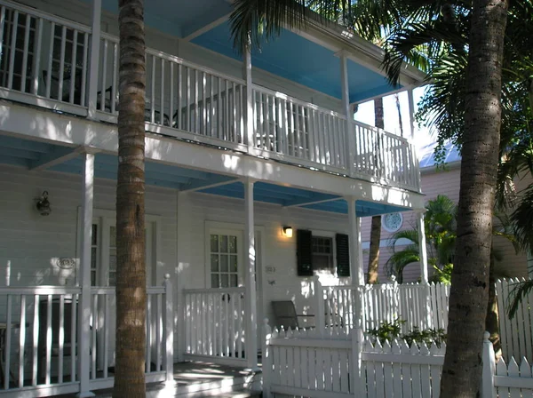 Key West Φλώριδα Ηπα Ιστορικό Και Δημοφιλές Κέντρο Στο Κέντρο — Φωτογραφία Αρχείου