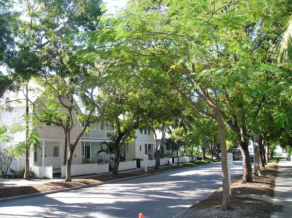 Key West Florida Usa Das Historische Und Beliebte Zentrum Der — Stockfoto