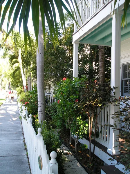 Key West Florida Usa Das Historische Und Beliebte Zentrum Der — Stockfoto