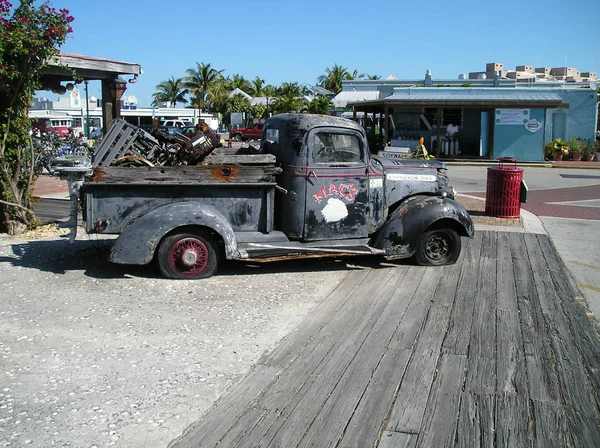 Key West Florida Usa Historický Oblíbené Centrum Centru Města Key — Stock fotografie