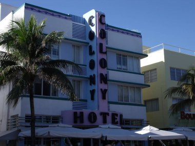 Beach miami florida ABD manzara