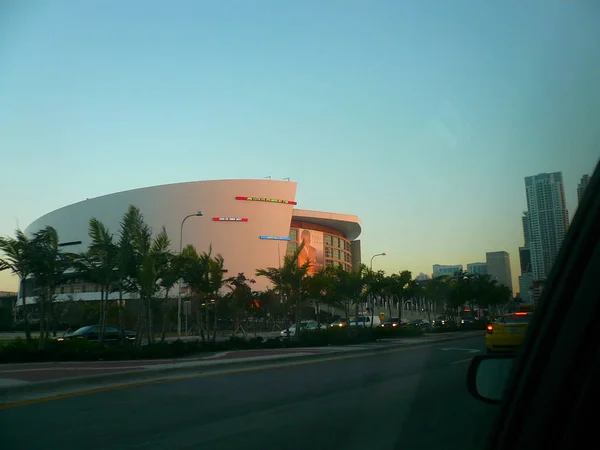 Táj Beach Miami Florida Amerikai Egyesült Államok — Stock Fotó