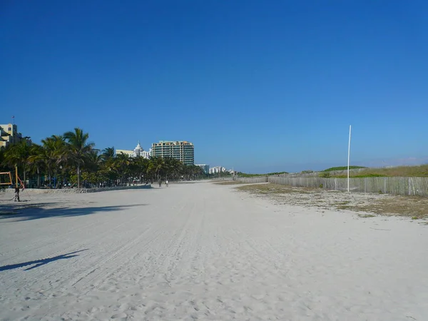 Liggande Stranden Miami Florida Usa — Stockfoto