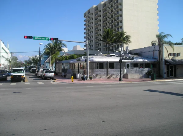 Táj Beach Miami Florida Amerikai Egyesült Államok — Stock Fotó