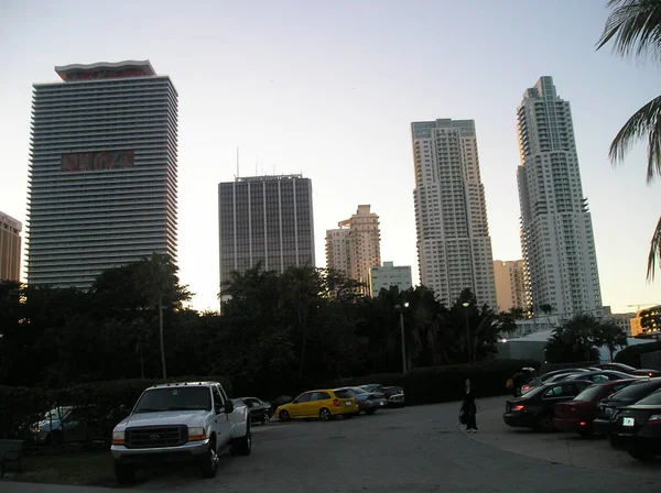 Táj Beach Miami Florida Amerikai Egyesült Államok — Stock Fotó