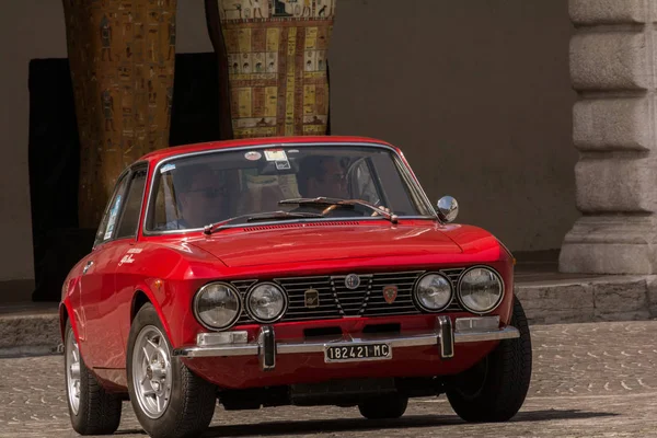 Pesaro Italia Abril 2018 Alfa Romeo Junior Sprint Viejo Coche — Foto de Stock