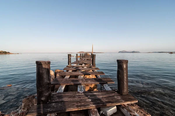 Cala romazzino günbatımı Sardunya İtalya
