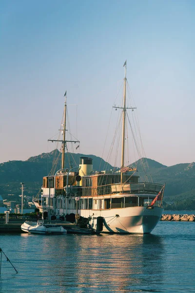 Ольбия Сардиния Августа 2019 Года Alicia Yacht Vintage Yacht Built — стоковое фото