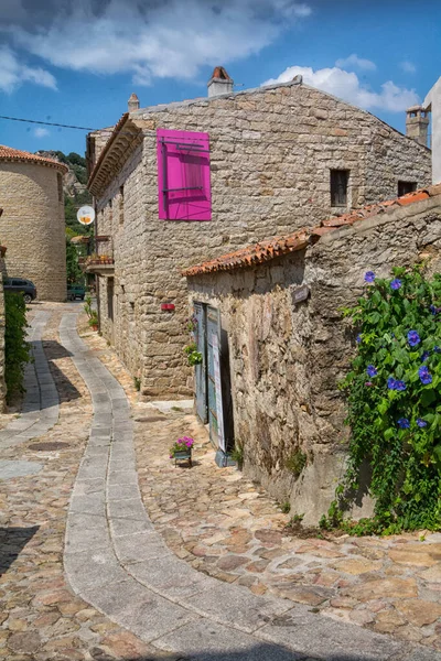 August 2019 Aggius Italy Exterior Building Aggius Sardinia — Stock Photo, Image