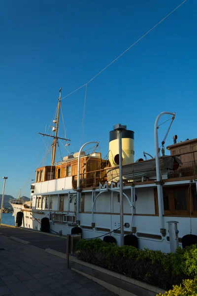 Olbia Sardynia Sierpnia 2019 Alicia Yacht Vintage Yacht Zbudowany 1930 — Zdjęcie stockowe