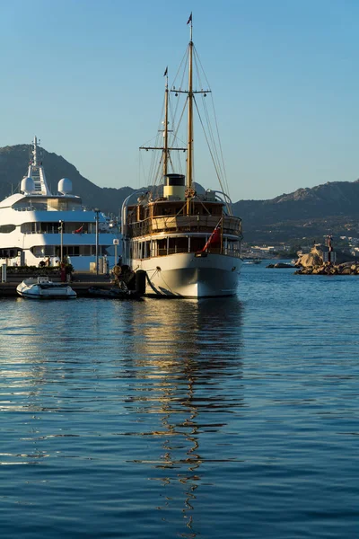 Olbia Sardynia Sierpnia 2019 Alicia Yacht Vintage Yacht Zbudowany 1930 — Zdjęcie stockowe