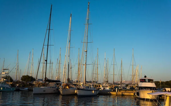 Olbia Sardinia Августа 2019 Года Maxy Yacht Olbia Harbour — стоковое фото