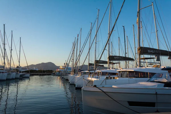 Olbia Sardinia Августа 2019 Года Maxy Yacht Olbia Harbour — стоковое фото