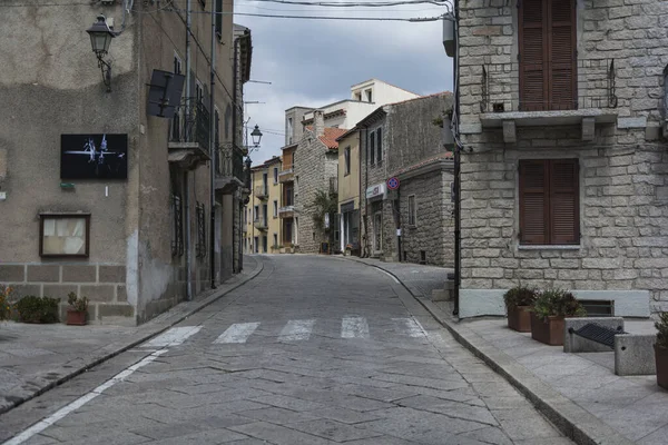 Agosto 2019 Aggius Italia Edificio Exterior Aggius Sardinia —  Fotos de Stock