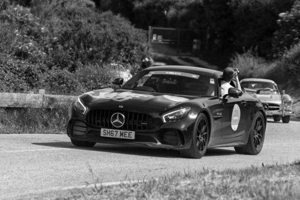 Pesaro Colle San Bartolo Italia Mayo 2018 Mercedes Amg Viejo — Foto de Stock