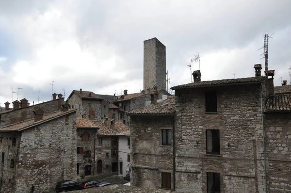 Cidades Medievais Itália Série Gubbio — Fotografia de Stock
