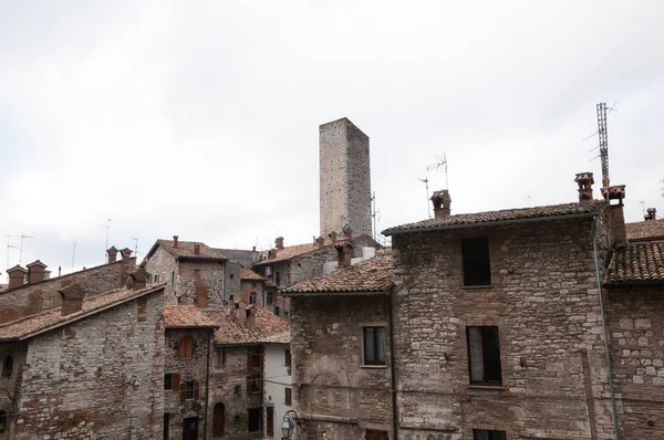 Středověká Města Itálie Série Gubbio — Stock fotografie