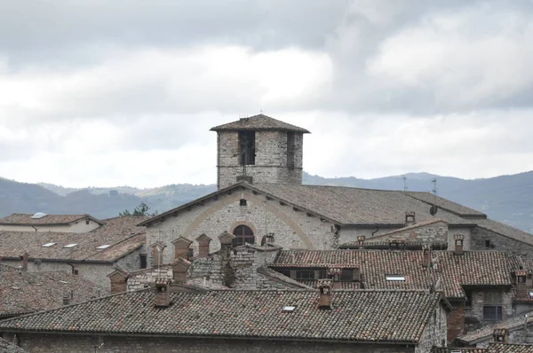 イタリア シリーズ グッビオの中世の町 — ストック写真