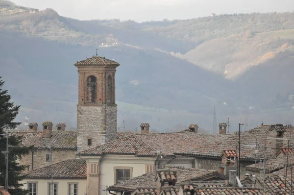 Středověká Města Itálie Série Gubbio — Stock fotografie