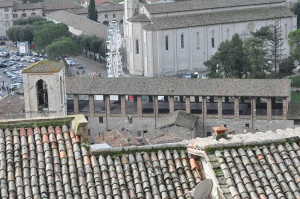 Středověká Města Itálie Série Gubbio — Stock fotografie