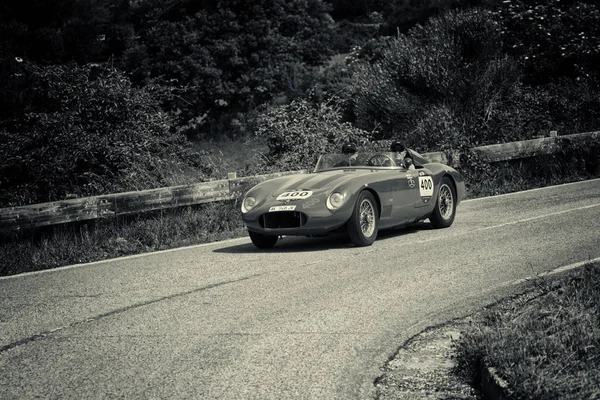 1500 1955 Viejo Coche Carreras Rally Mille Miglia 2018 Famosa —  Fotos de Stock