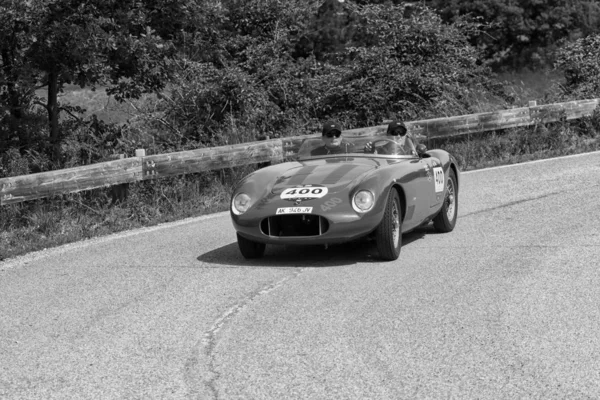 1500 1955 Sur Une Vieille Voiture Course Rallye Mille Miglia — Photo