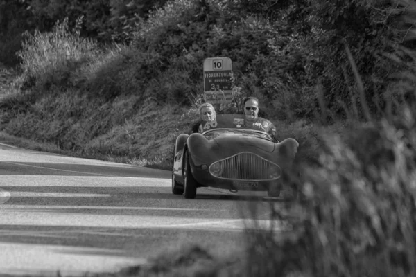 Pesaro Colle San Bartolo Italy 2018 Zanussi Fiat 500 Sport — стоковое фото