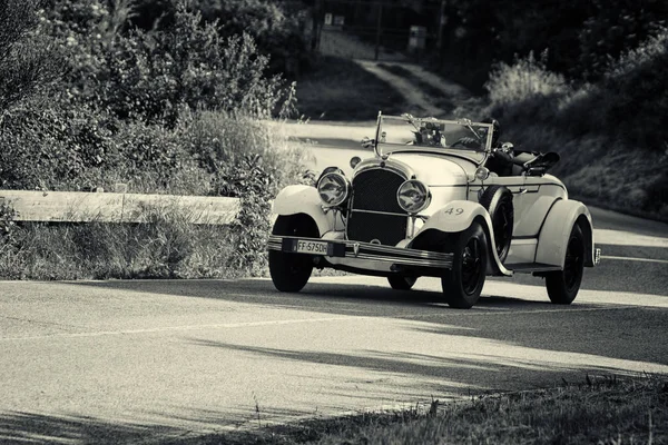 Pesaro Colle San Bartolo Ιταλία Μαΐου 2018 Chrysler Luxe Roadster — Φωτογραφία Αρχείου