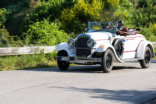 Pesaro Colle San Bartolo Ιταλία Μαΐου 2018 Chrysler Luxe Roadster — Φωτογραφία Αρχείου