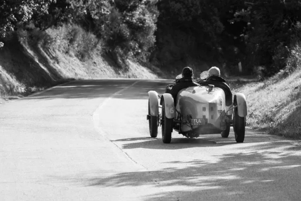 Pesaro Colle San Bartolo Italy 2018 Bugatti 1925 Старом Гоночном — стоковое фото