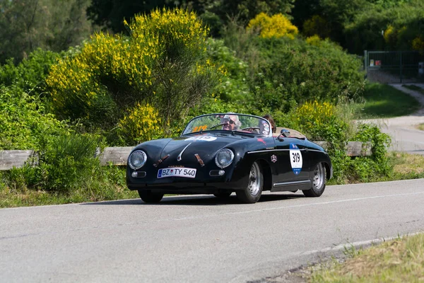 Pesaro Colle San Bartolo Italië Mei 2018 Porsche 356 1500 — Stockfoto