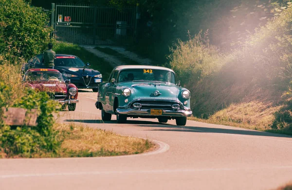 Pesaro Colle San Bartolo Italia Mayo 2018 Oldsmobile Super 1954 —  Fotos de Stock